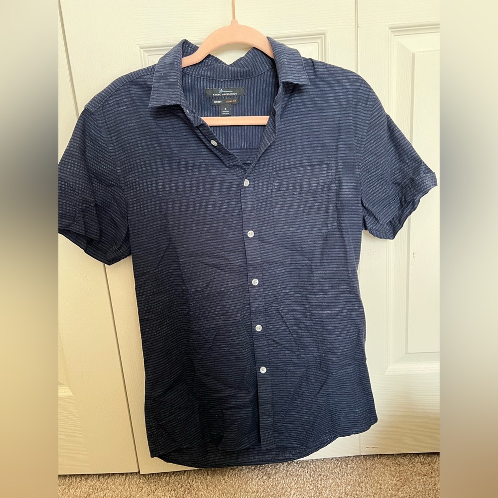 Marc Anthony luxury slim fit button up